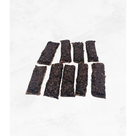 Szárított marhahús jerky csomagolás előtt 